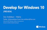 Develop for Windows 10 (Preview)