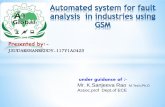 Automated system for fault analysis  in industries using