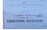 control system gate notes