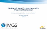 National Map Production with Mapnik Rasteriser FME