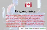 Ergonomics it is more than a safety reminder