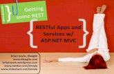 RESTful apps and services with ASP.NET MVC