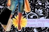 Global shopping events 2013