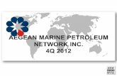 Aegean marine petroleum q4 2012 results presentation