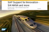 SAP Forum 2015 Madrid: Support for Innovation - S/4 HANA and more