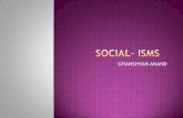 Social– isms