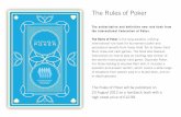 The Rules of Poker brochure