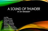 A sound of thunder