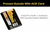 Prevent Suicide with ACE card