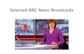 Selected bbc news broadcasts