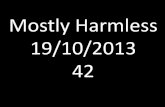 Setlist Mostly Harmless - 42