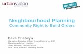 Community right to build orders Dave Chetwyn