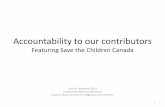 Save The Children Canada: Book Distribution Accountability Report  for June to December 2014