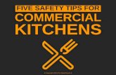 5 safety tips for commercial kitchens