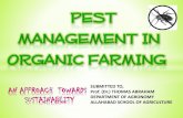 Pest management in organic farming