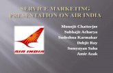 Service marketing presentation on air india