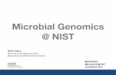 SPIN Workshop Microbial Genomics @NIST