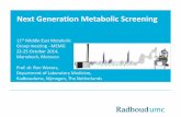 2014 lecture next generation metabolic screening - Marrakech