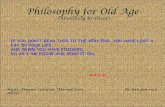 Philosophy for old_age