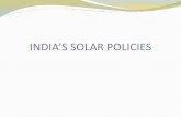 India’s solar policies