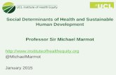 Social Determinants of Health and Sustainable Human Development