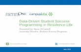 Data-Driven Student Success Programming in Residence Life - ACUHO-I 2013