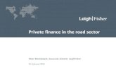 Private finance in the roads sector