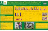 Poster37: Food intake patterns among women in rural South Haiti