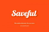 Saveful Pitch Deck - We combine discounts. You save more