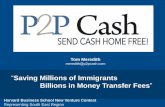 Free Money Transfer from P2P Cash