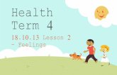 Health lesson 2 feelings