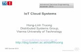 TUW-ASE Summer 2015:  IoT Cloud Systems