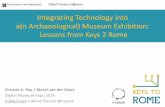 Integrating technology into an archaeological museum exhibition