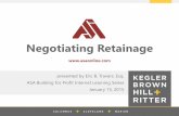 Negotiating Retainage