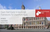 Quick start guide to java script frameworks for sharepoint apps spsbe-2015