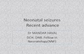 Neonatal seizures recent advances