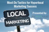 Must-Do Tactics for Hyperlocal Marketing Success