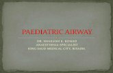 PAEDIATRIC AIRWAY