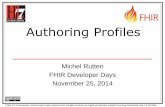 Authoring profiles by Michel Rutten