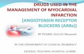 ARBs USE IN MANAGEMENT OF MYORCARDIAL INFARCTION