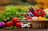 Food energy