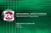 Managerial effectiveness - CASE STUDY SITUATIONAL