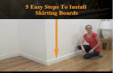 5 Easy Steps To Install Skirting Boards