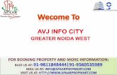 High Standard Luxury Residence@9811848444 AVJ INFO CITY Greater Noida West
