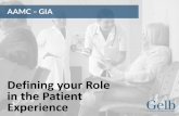 Defining your role in patient experience   aamc-gia presesentation