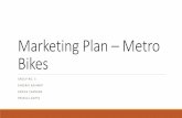 Marketing plan- metro bikes