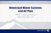 Municipal Water Systems and AC Pipe - Kevin R. Murray