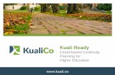 Kuali Ready Overview