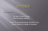 Opioids & Their Use in Anaesthesia