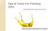 Tips to remember before you start your first painting job